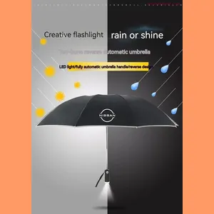 Автоматический складной ветрозащитный зонт