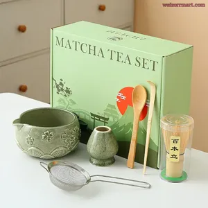 Набор из 8 чаш и венчиков для матча