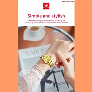 OLEVS Модные Кварцевые Женские Часы