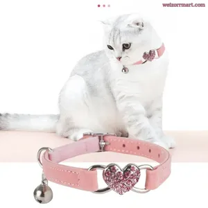Ожерелье в форме сердца для кота