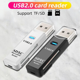 Мини-кардридер USB2.0 2 в 1 для ПК
