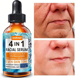 Сыворотка для лица 4-в-1 с 30% витамина С, 10% гиалуроновой кислоты и ниацинамидом